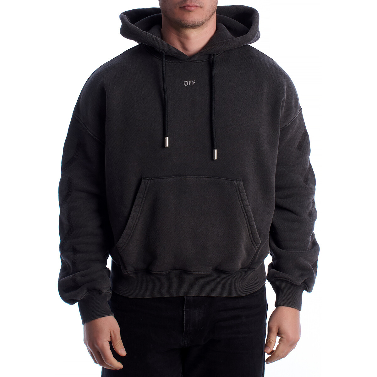 Off-White  OMBB118C99FLE002-1077  Šedá