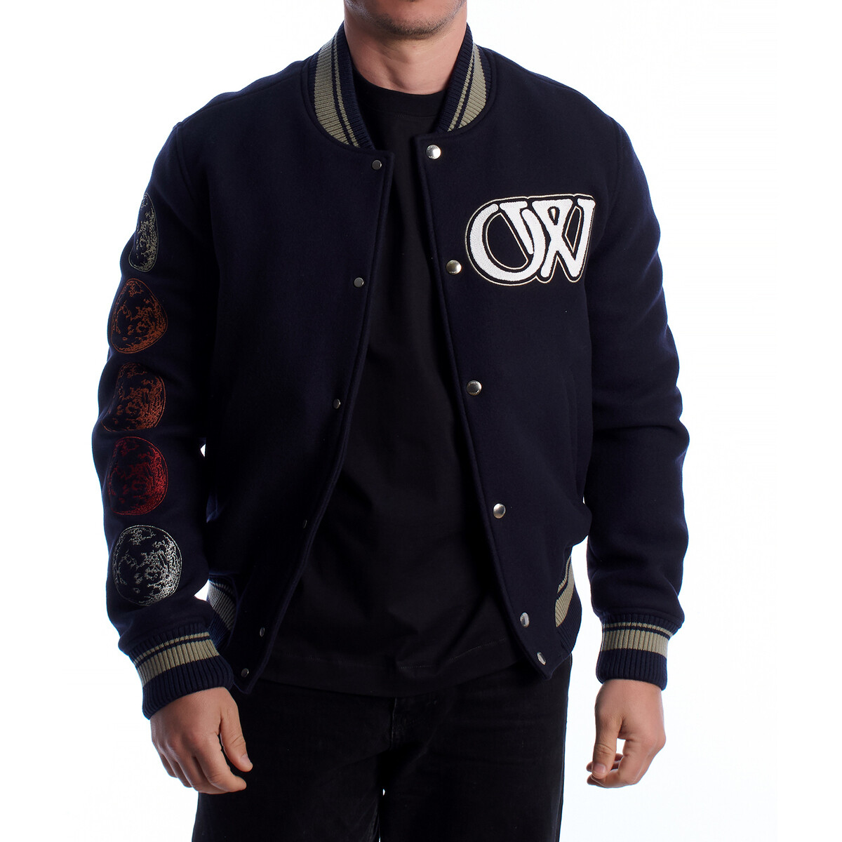 Off-White  OMEH053F23FAB002-4701  Tmavě modrá