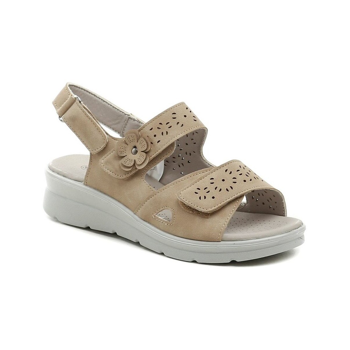 Scandi  251-2259-B1 béžové dámské sandály  Béžová