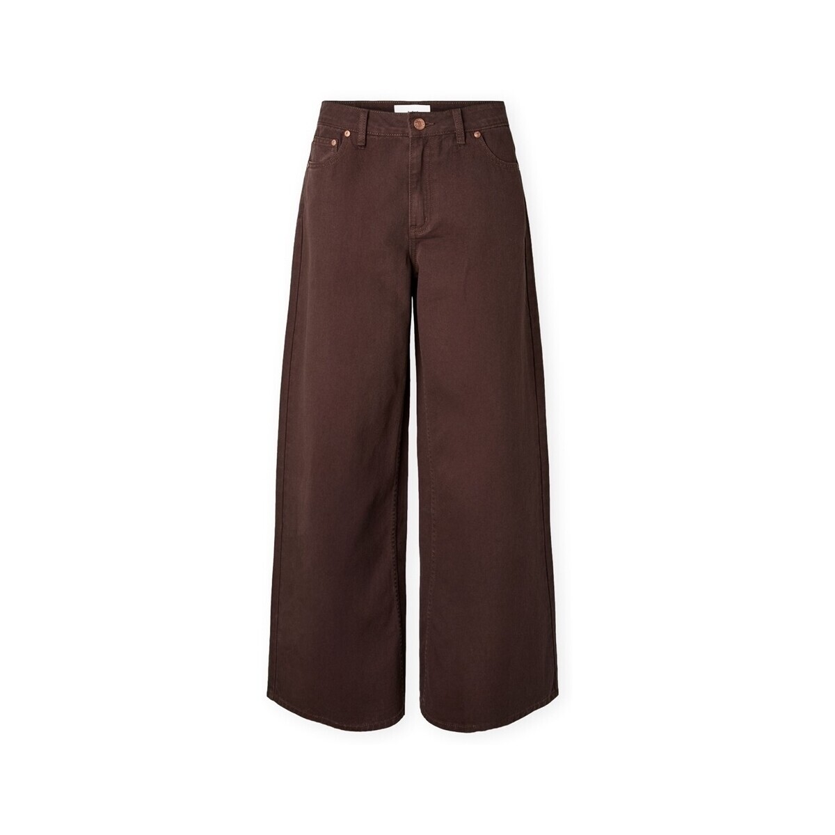 Y.a.s  YAS Elsie Wide Trousers - Coffee Bean  Hnědá