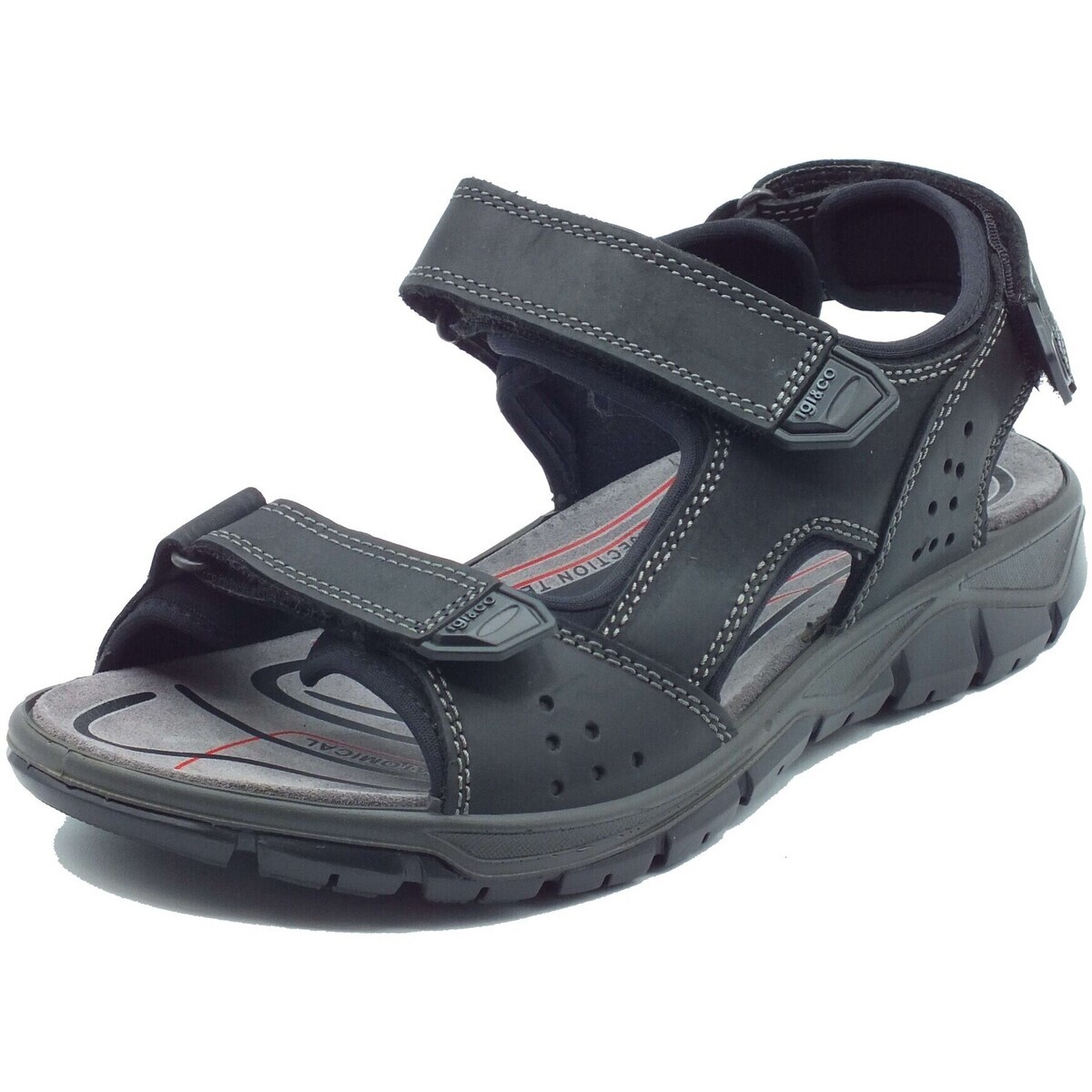 IgI&CO  1134900 Nabuk Ingrassato  Černá