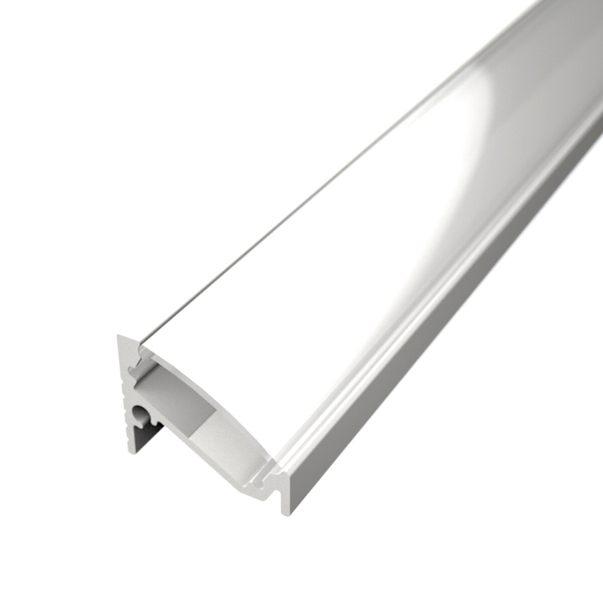 LED Solution Rohový profil pro LED pásky R8 bílý Vyberte variantu a délku: Profil bez difuzoru 2m LP206W