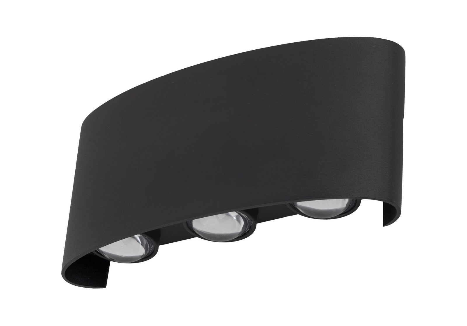 TK Lighting Černé fasádní LED svítidlo Arrow 1W IP54 TK18181