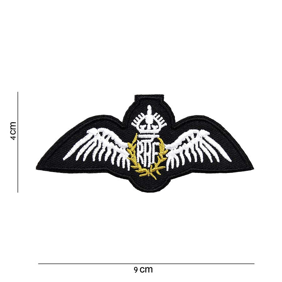 Nášivka textilní Fostex RAF Air Force Wing - bílá-černá