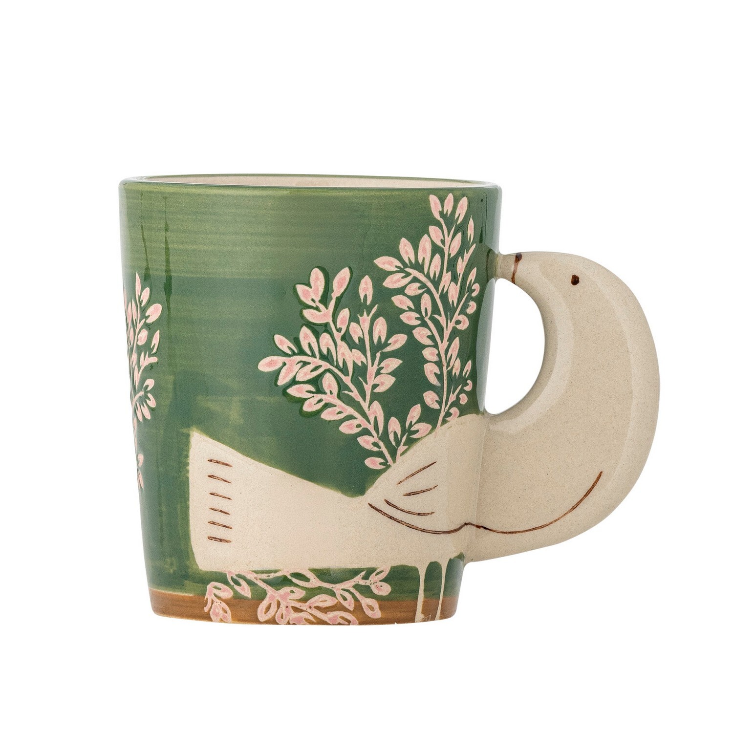 Kameninový šálek 260 ml HEZHA Bloomingville - zelený