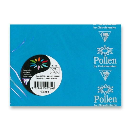Clairefontaine Barevná obálka 75 x 100 mm - modrá - 1 ks - 1330/1055500