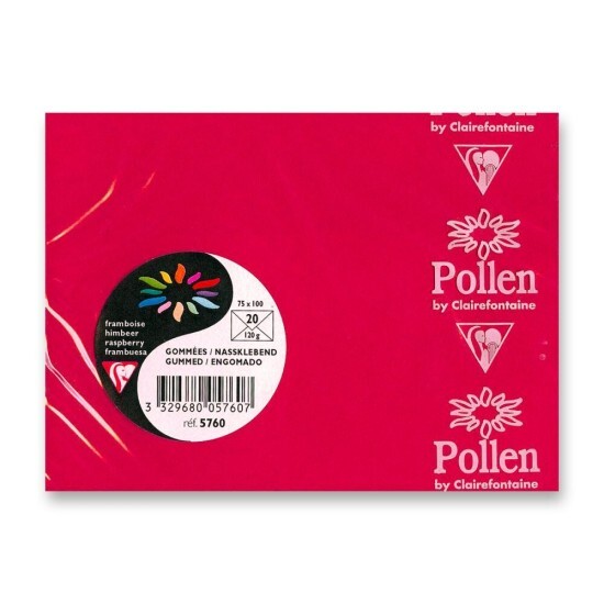 Clairefontaine Barevná obálka 75 x 100 mm - červená - 1 ks - 1330/1055800
