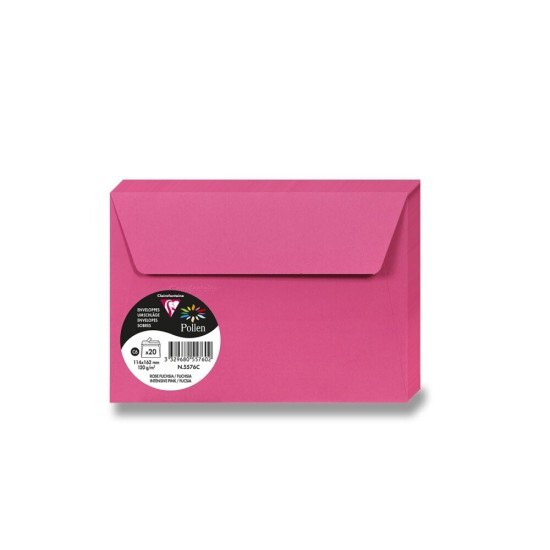 Clairefontaine Barevná obálka C6 samolepicí - růžová - 1 ks - 1330/1055760