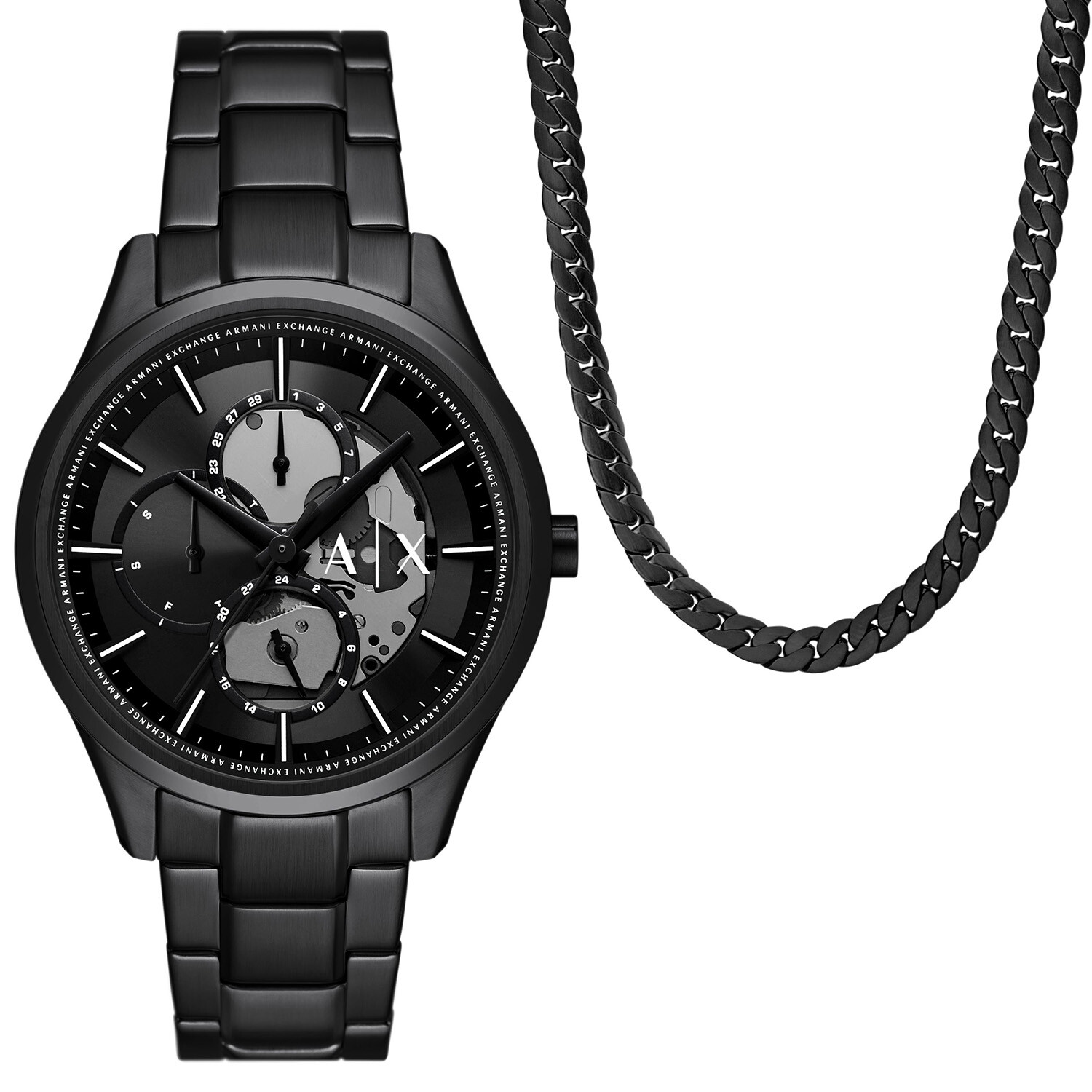 Armani Exchange Dárkový set Dante + řetízek AX7160SET