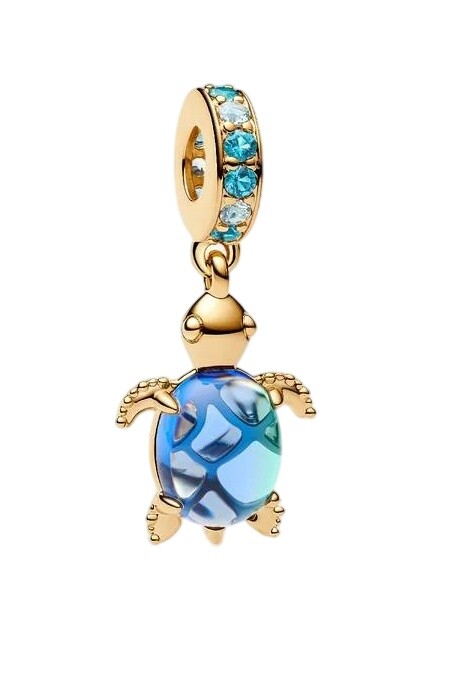 Pandora Pozlacený přívěsek Mořská želva Shine Moments 768939C01