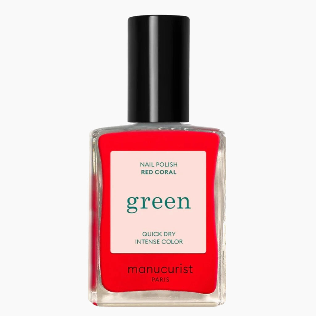 Manucurist Lak na nehty Green Natural Nail Colour 15 ml Red Coral