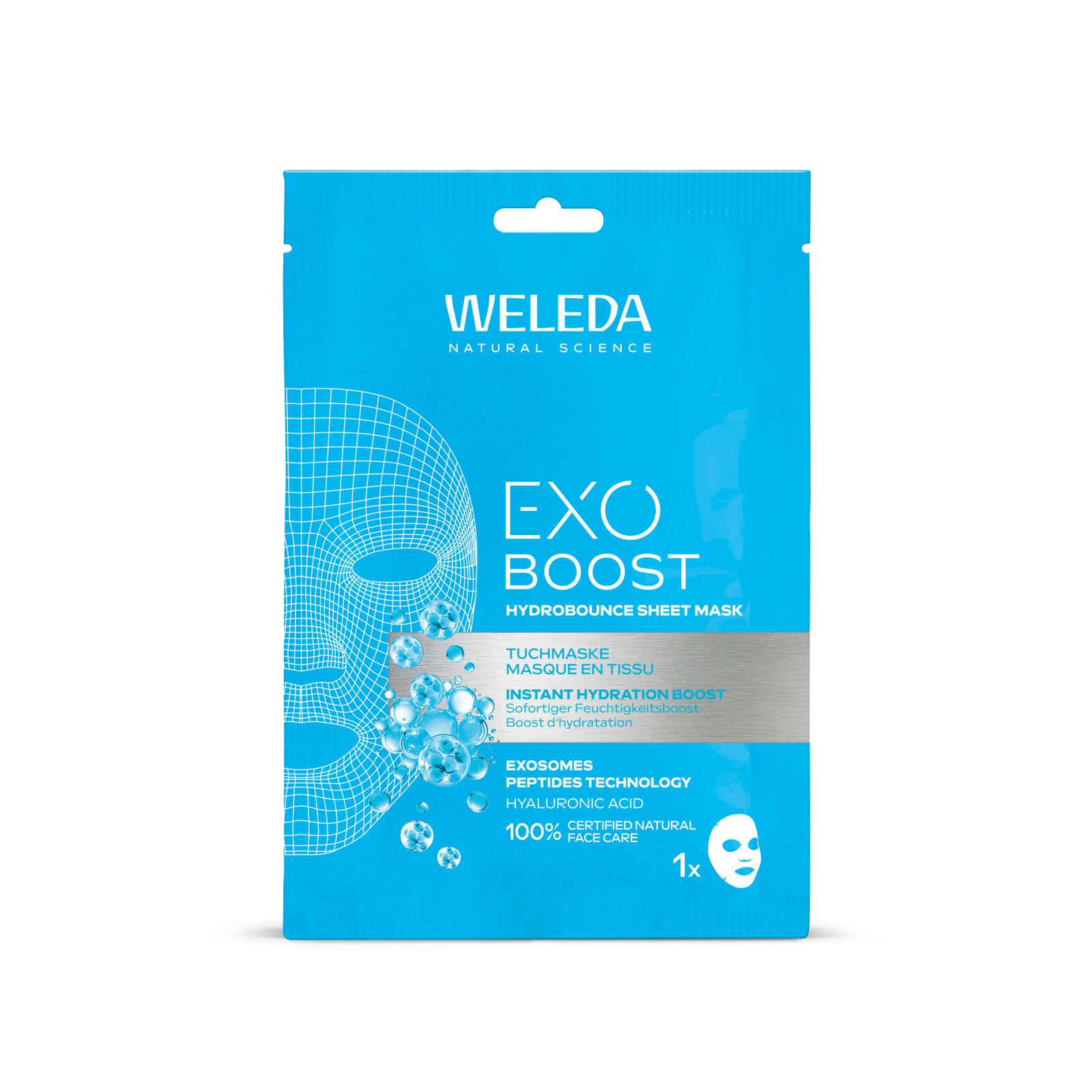 Weleda Superhydratační pleťová maska Hydrobounce Sheet Mask 20 ml