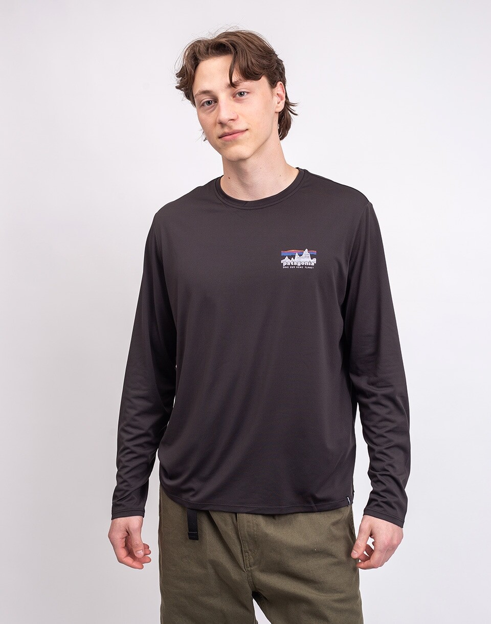 Patagonia M's L/S Capilene® Cool Daily Shirt - '73 Skyline Black S