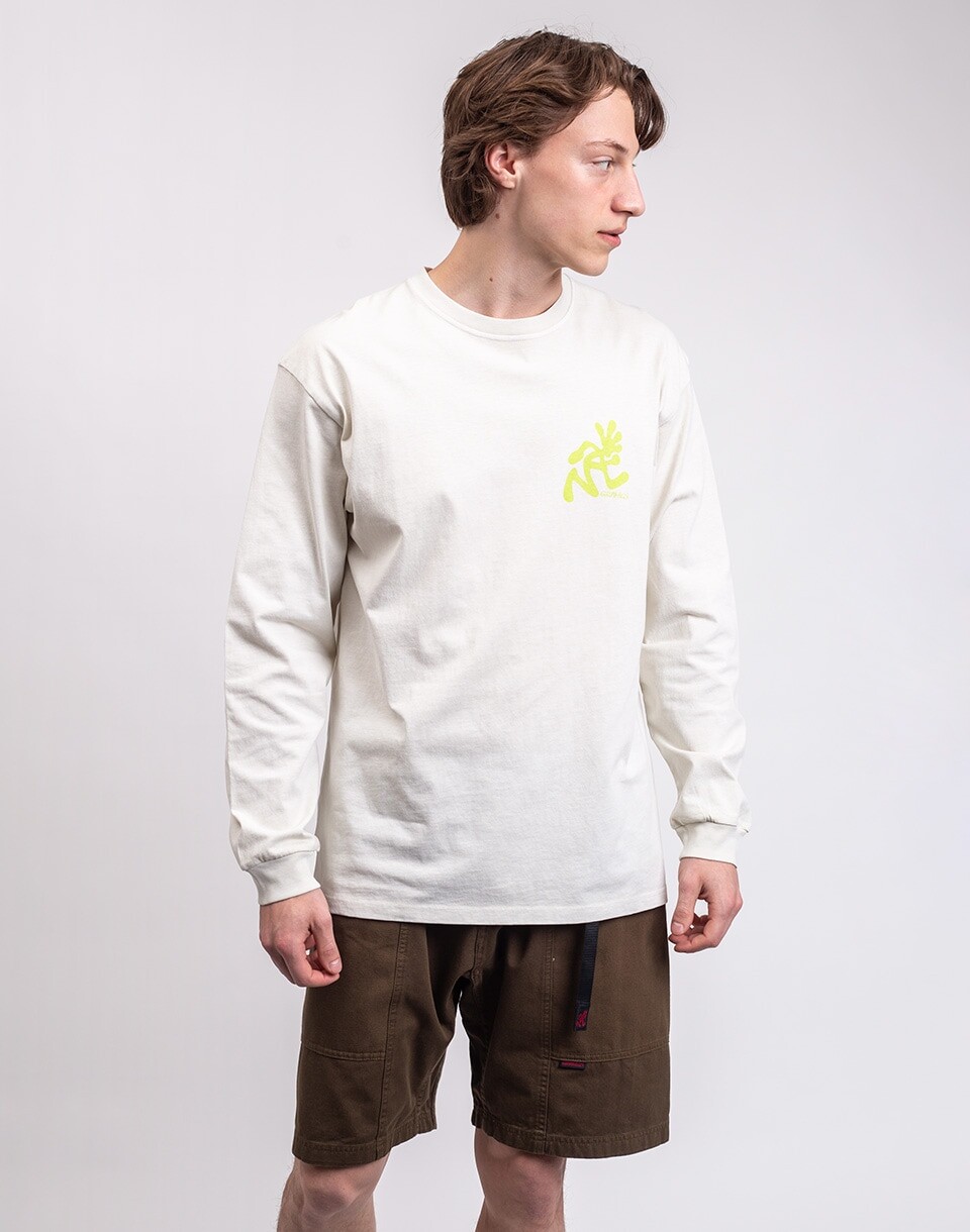 Gramicci Running Man L/S Tee Pigment Dyed NATURAL PIGMENT M
