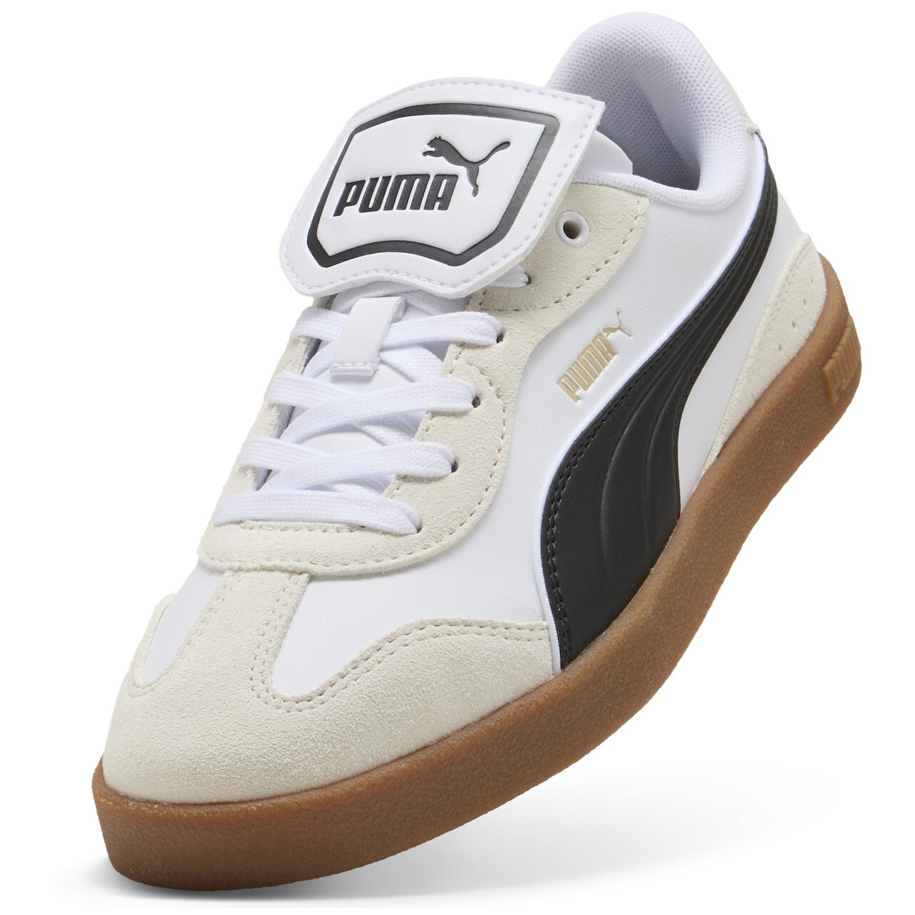 Dámské sálovky Puma Club Azura Velikost bot (EU): 37,5 / Barva: bílá/černá