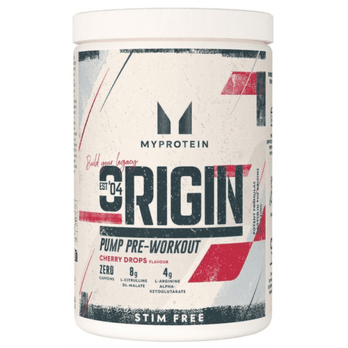 MyProtein Origin Pre-Workout Stim Free 600 g cherry