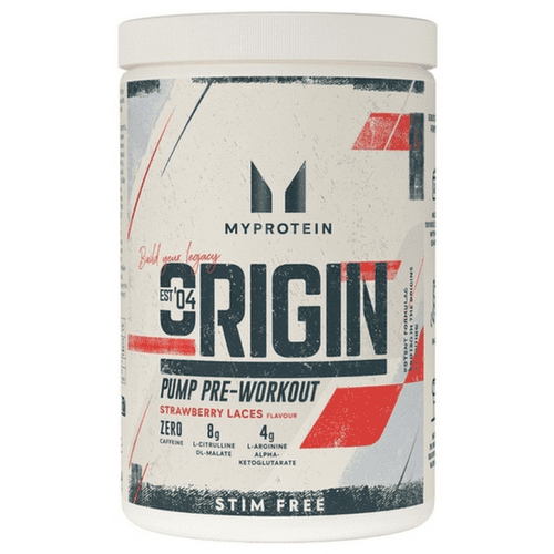 MyProtein Origin Pre-Workout Stim Free 600 g strawberry
