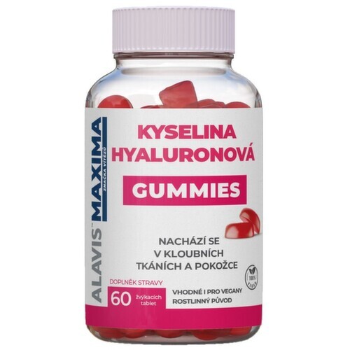 ALAVIS MAXIMA Kyselina Hyaluronová Gummies tbl.60