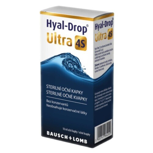 Hyal-Drop Ultra 4S eye drops 10ml Bausch+Lomb