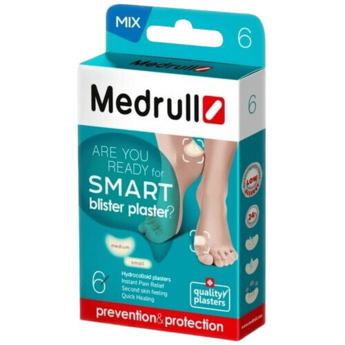 Medrull hydrokoloidní náplast na puchýře SMART 6ks