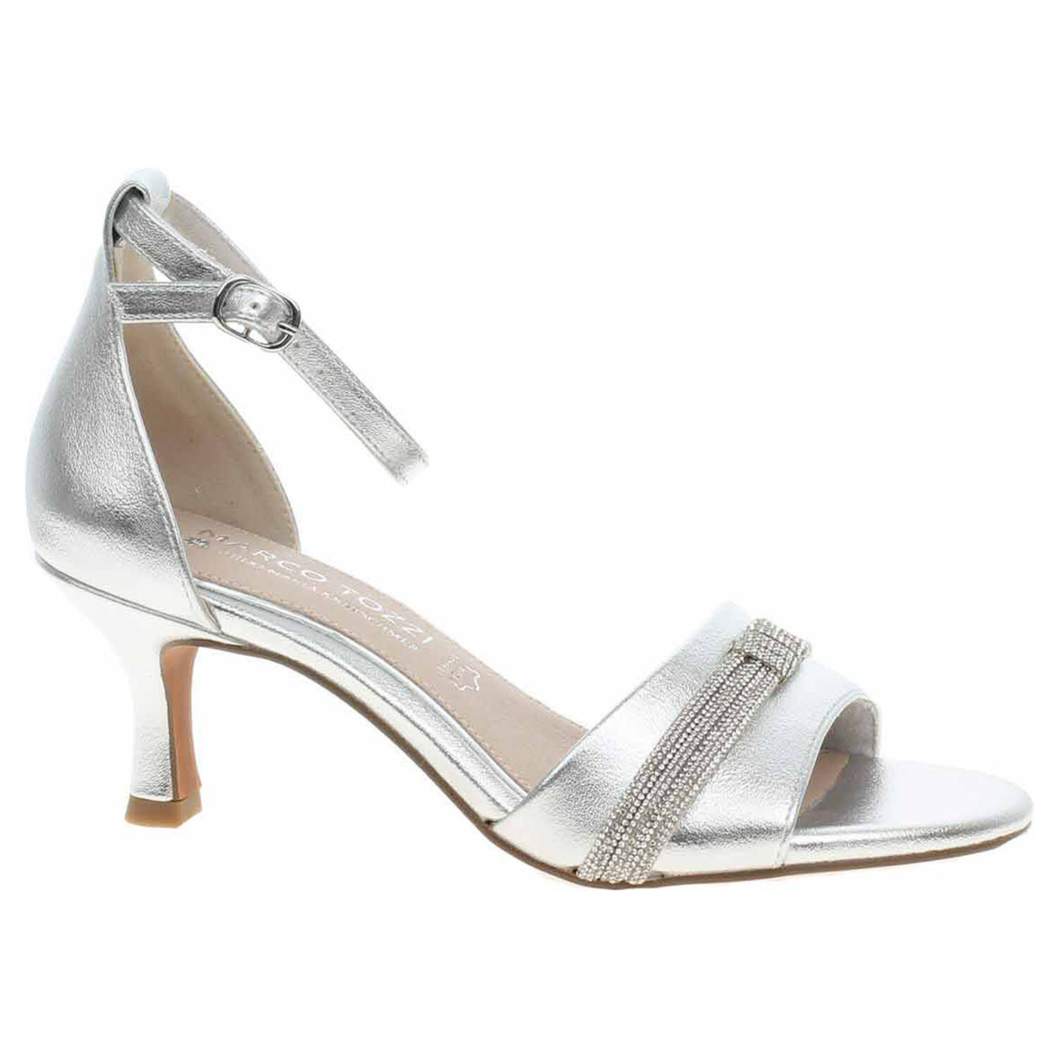 Ecco Dámská společenská obuv Marco Tozzi 2-88304-46 silver 22800594