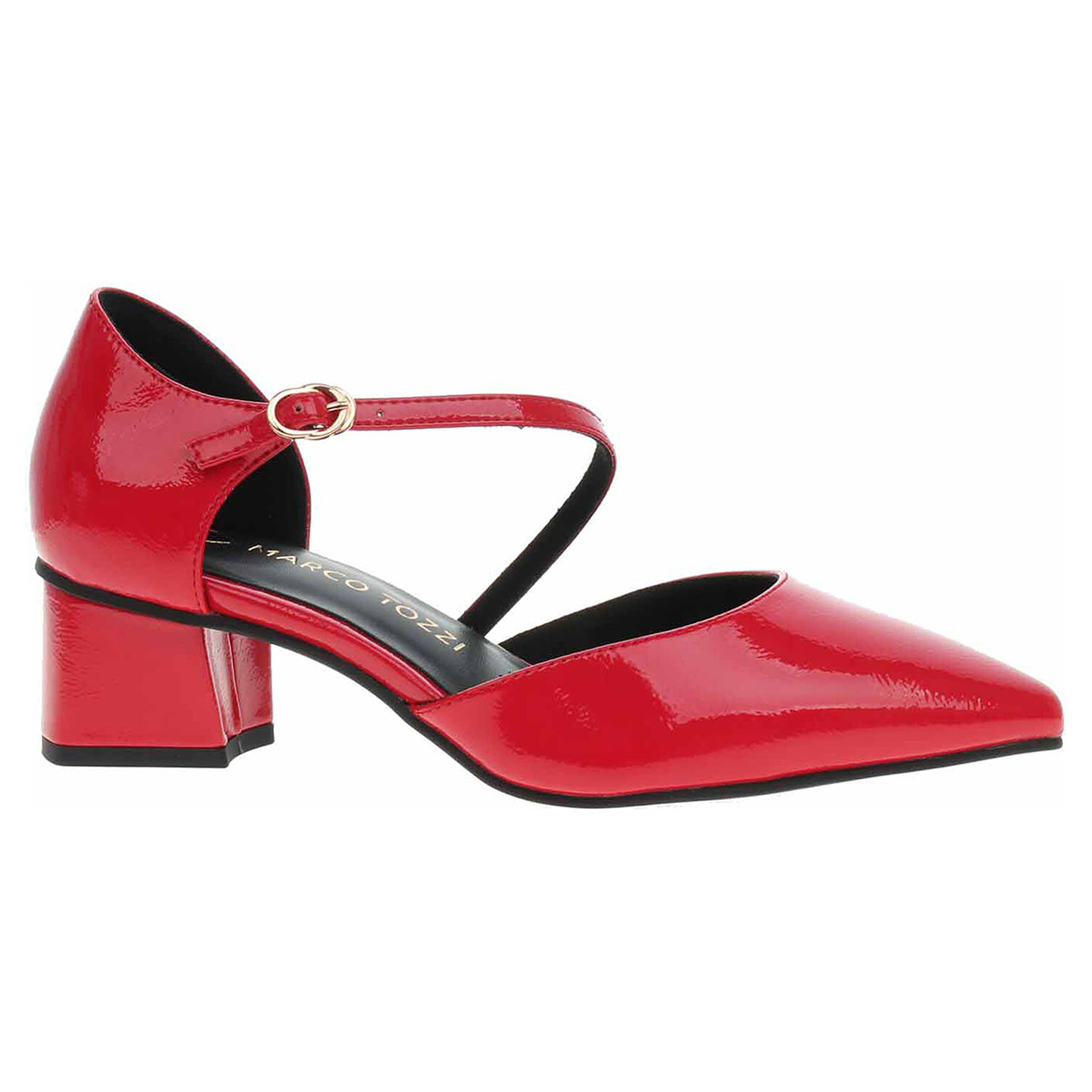 Ecco Dámské lodičky Marco Tozzi 2-24406-46 red patent 22901824