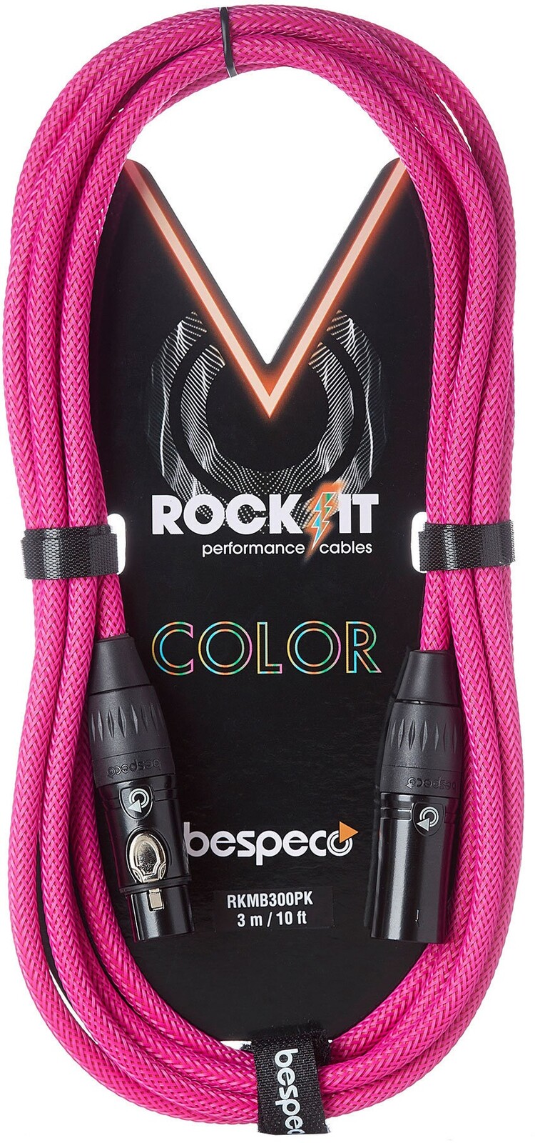 Bespeco Rockit Color Pink 10m XLR