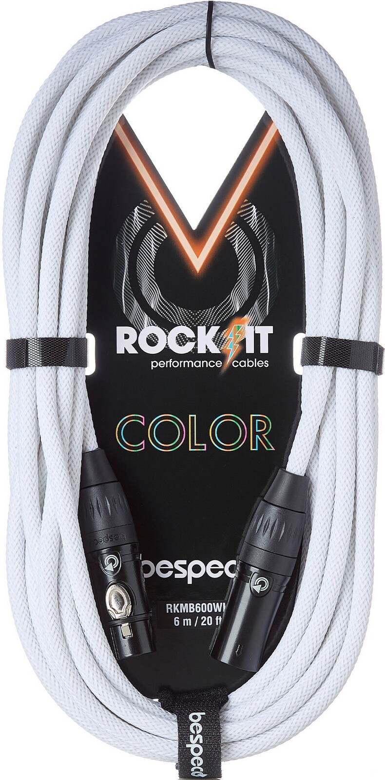 Bespeco Rockit Color White 10m XLR
