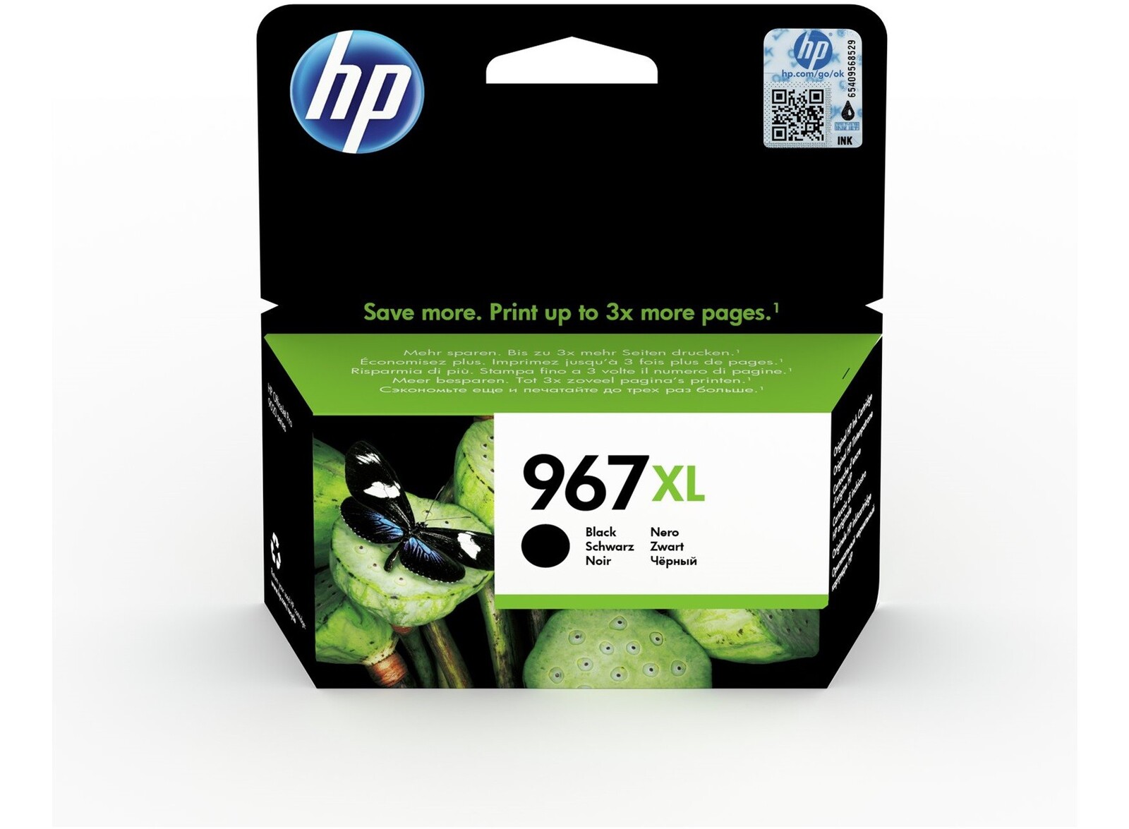 HP 967XL 3JA31AE černý (black) originální cartridge