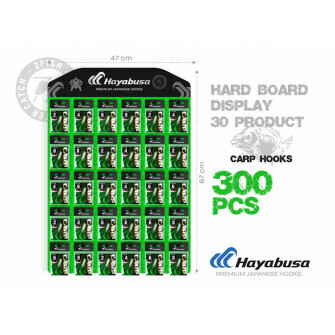 Hayabusa Akční Set Kaprových Háčků + Prodejní Tablo Zdarma!|ZF-3324