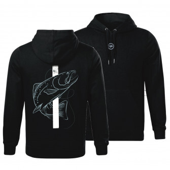 Giants Fishing Mikina pánská černá Pstruh|vel. 3XL