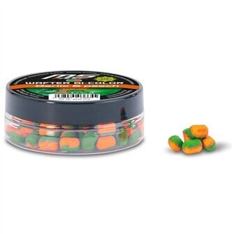 MS Range wafter Bi-Color Dumbells 7x10mm 20g Garlic & Peach-2532072