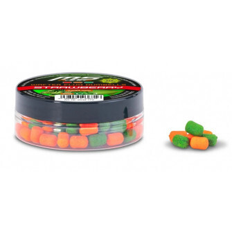 MS Range wafters Fluo Dumbells 7x10mm 20g Strawberry-2532172