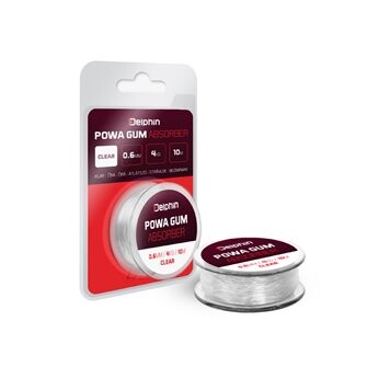 Delphin POWA GUM Absorber Čirá-1.2mm/10kg/5m