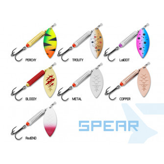Rotačka Delphin SPEAR-6,2g/Vel.1/METAL