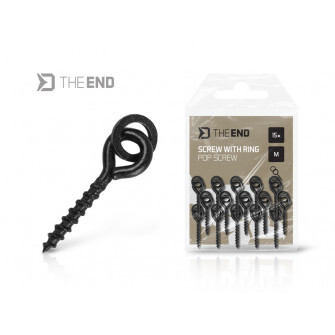 Vrtáček s kroužkem Delphin TheEND POP Screw / 15ks-S