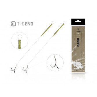 Návazec Delphin TheEND D-Rig / 2ks-20 cm / 17lbs / 6