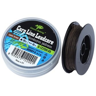 Giants fishing Olověná šňůra Carp Line Leadcore, 10m, Camo brown