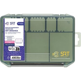 Sert krabička 4 Adjustable Compartments Grey (205x145x30 mm)