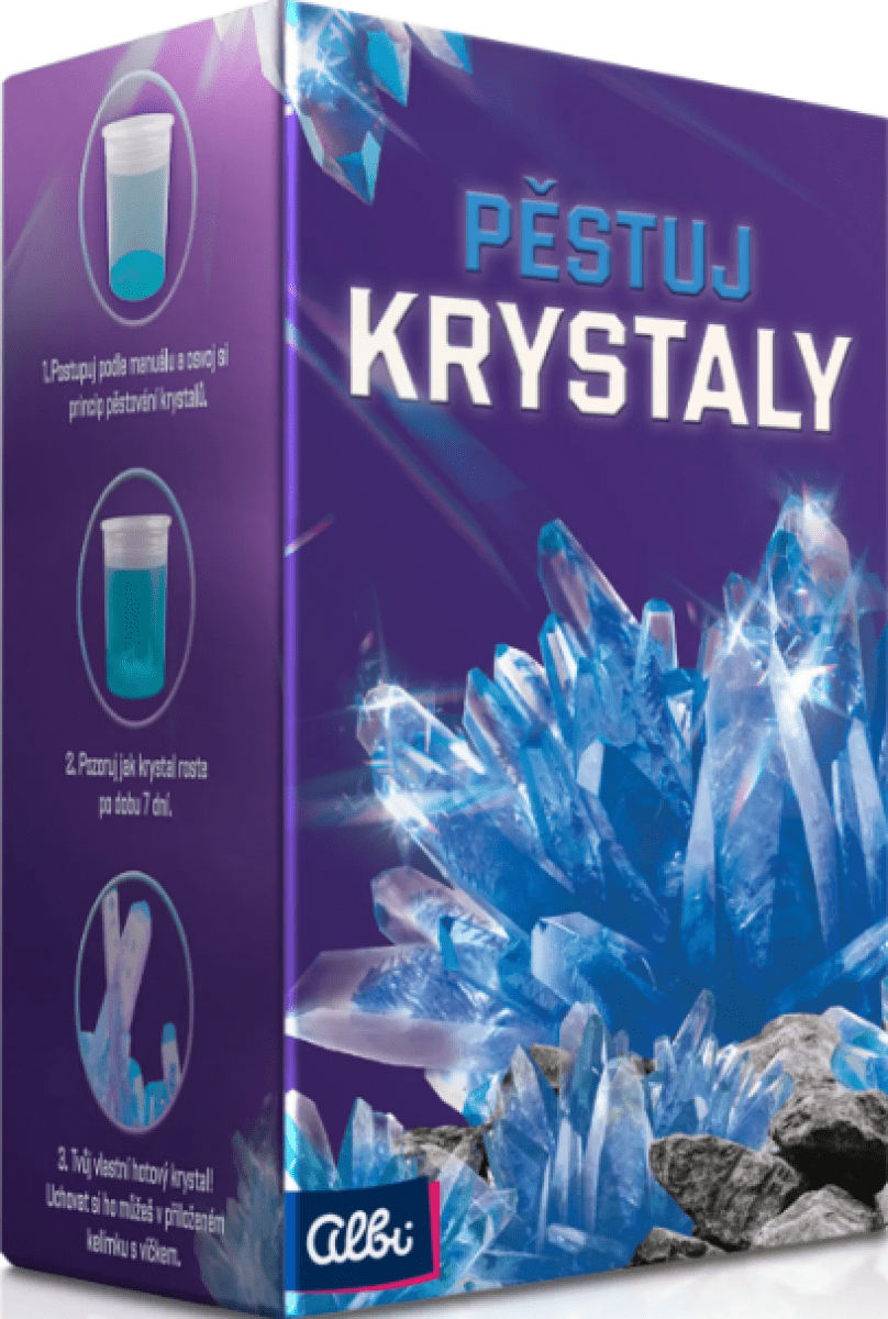 Modré krystaly