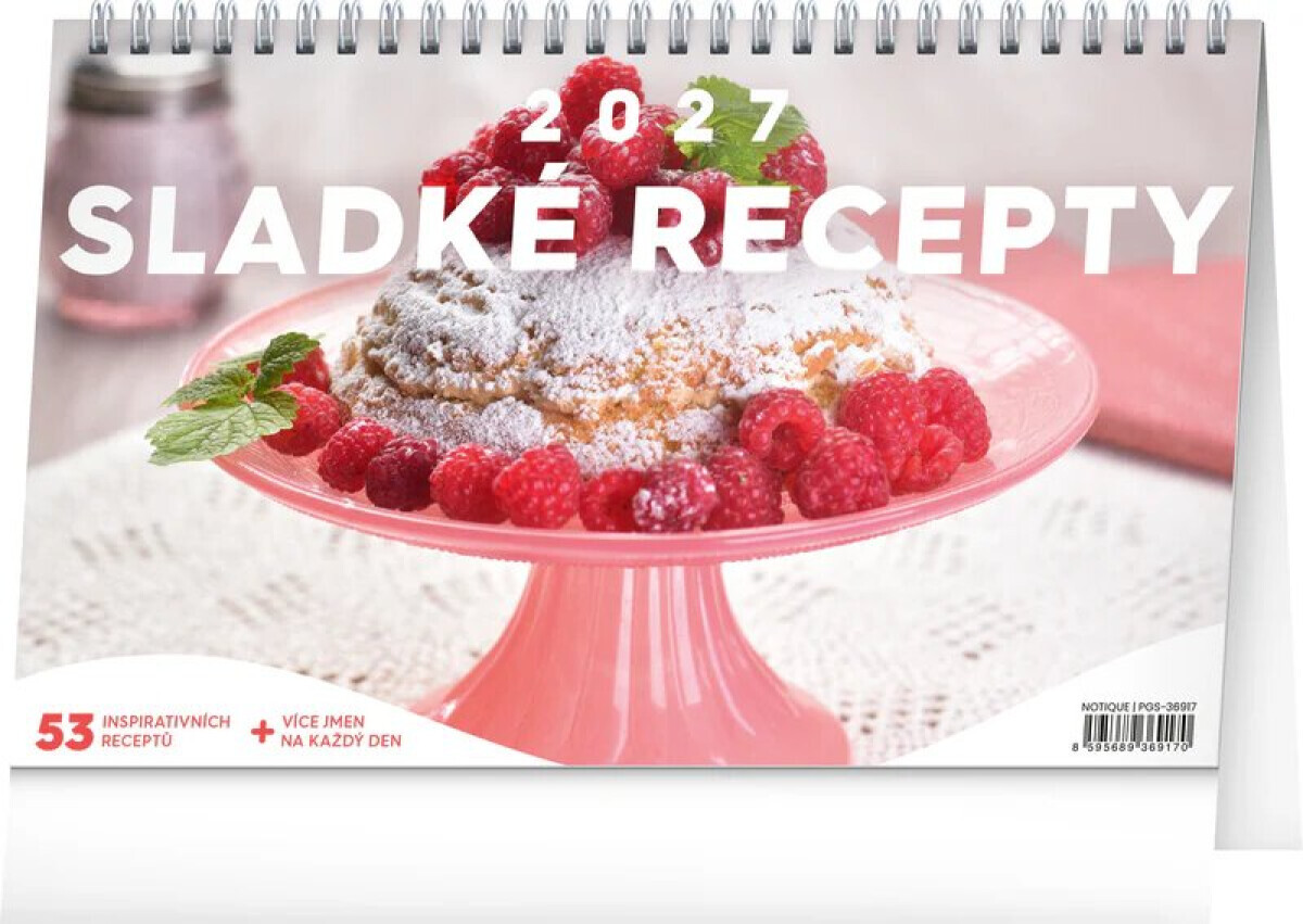 Stolní kalendář Sladké recepty 2027