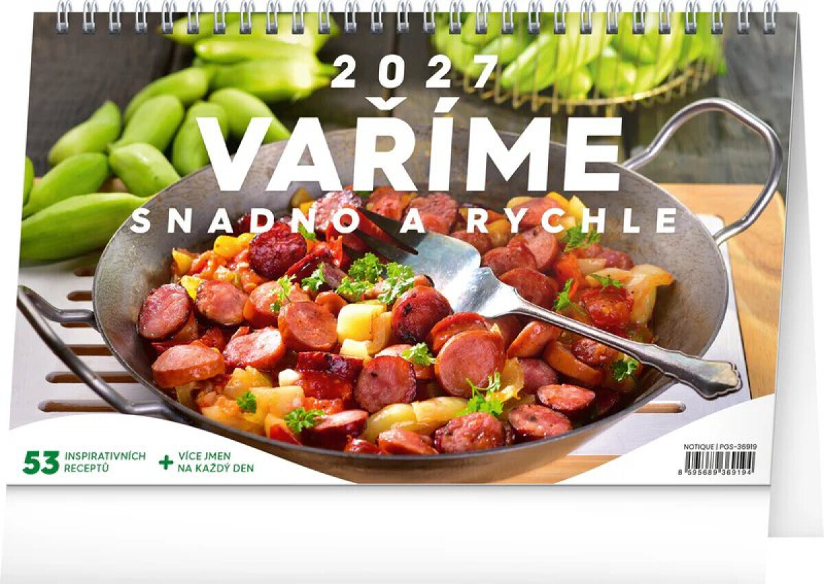 Stolní kalendář Vaříme snadno a rychle 2027