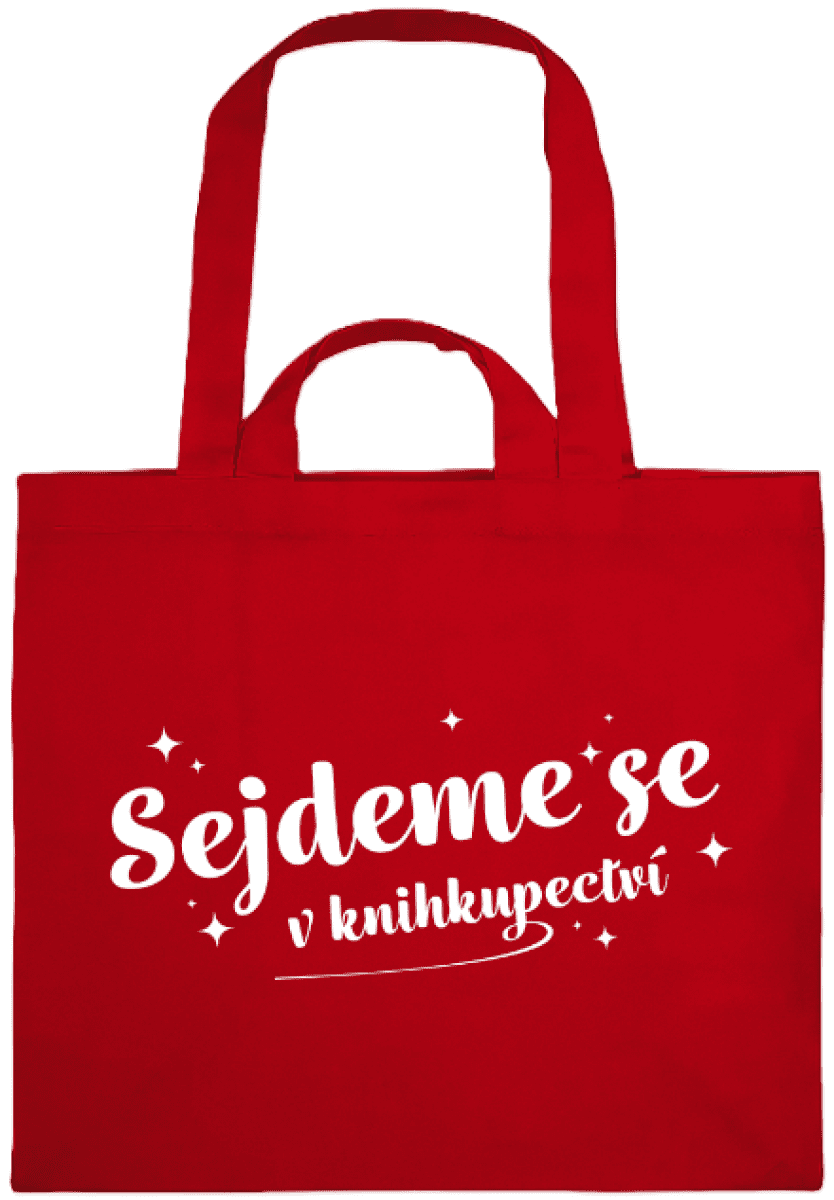 Látková taška – Sejdeme se v knihkupectví