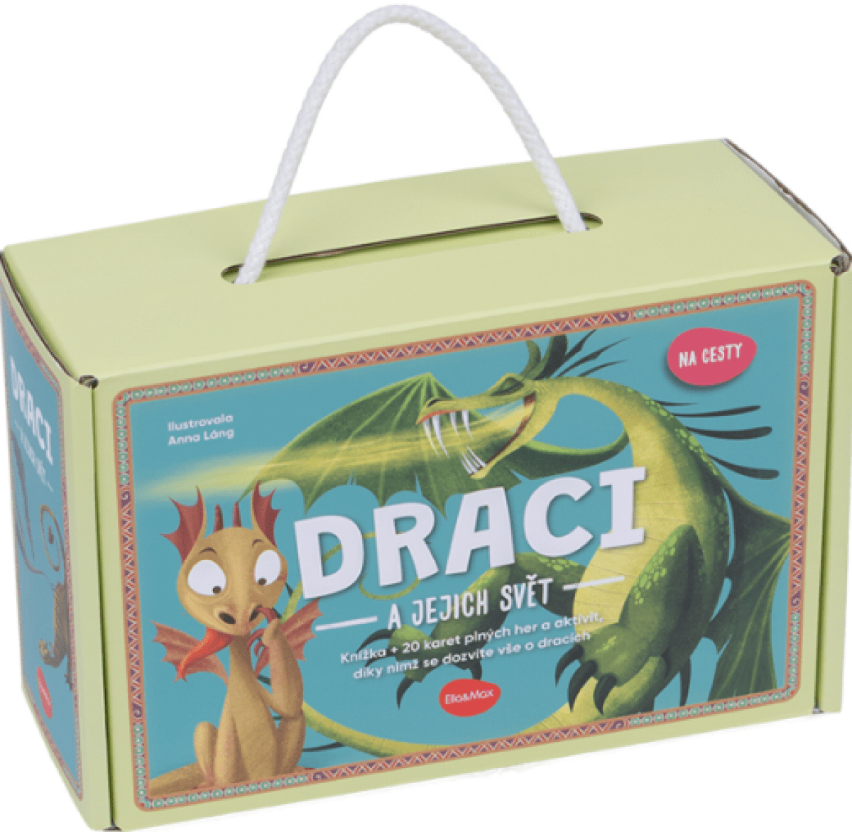 Na cesty – DRACI A JEJICH SVĚT, box: kniha a hry