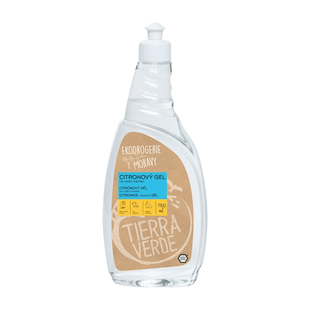 TIERRA VERDE Citronový gel na vodní kámen 750 ml, poškozený obal