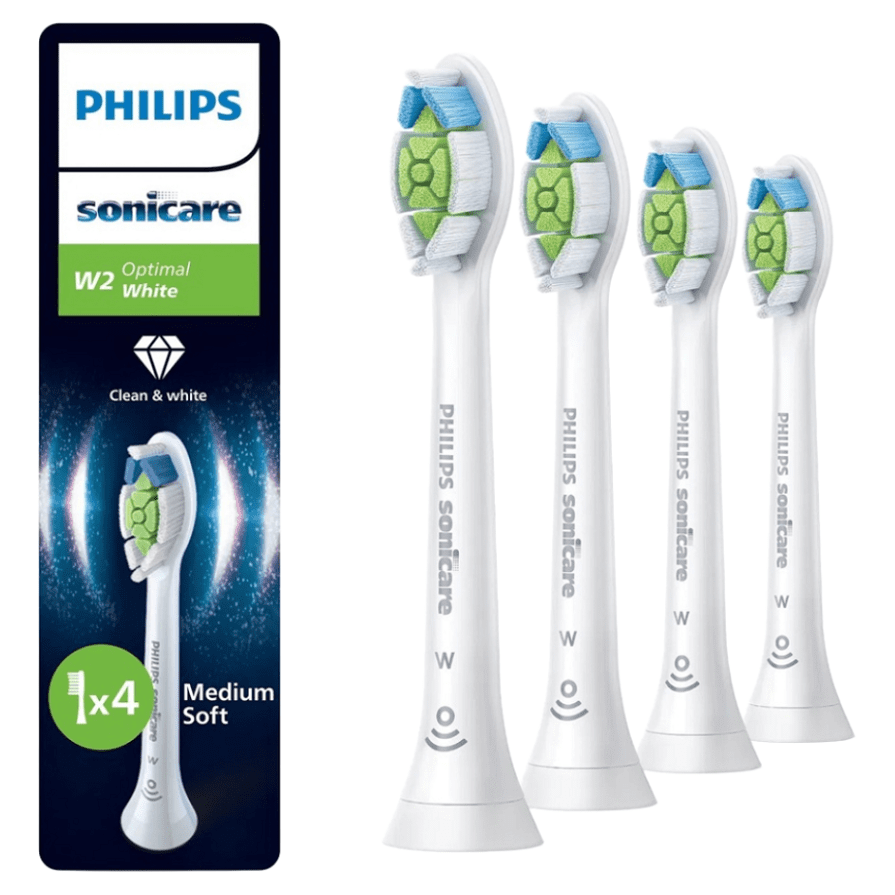 PHILIPS SONICARE HX6064/87 Optimal white standard náhrad. hlavice 4 kusy, poškozený obal