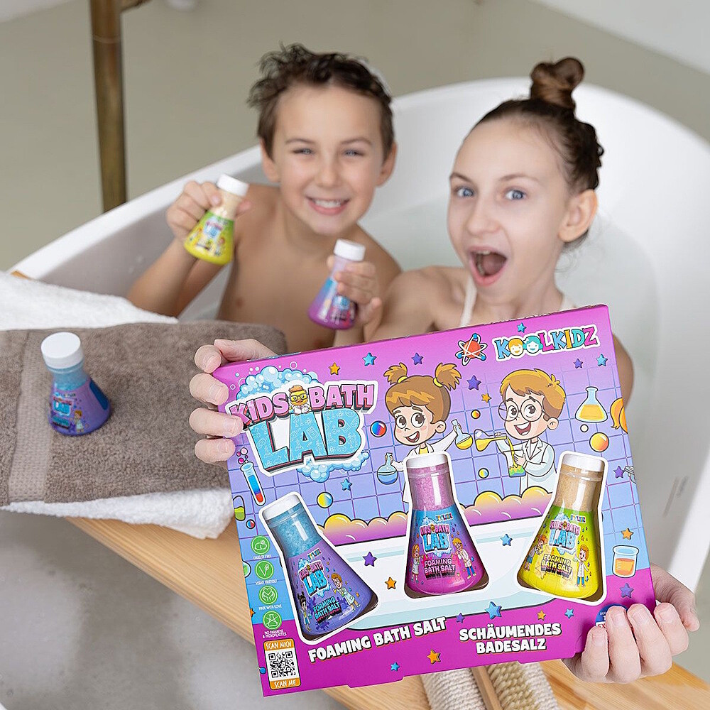 ACCENTRA Koolkidz pěnivá koupelová sůl 3 x 80 g