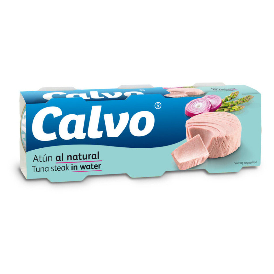 CALVO Tuňák ve vlastní šťávě 3 x 80 g, poškozený obal