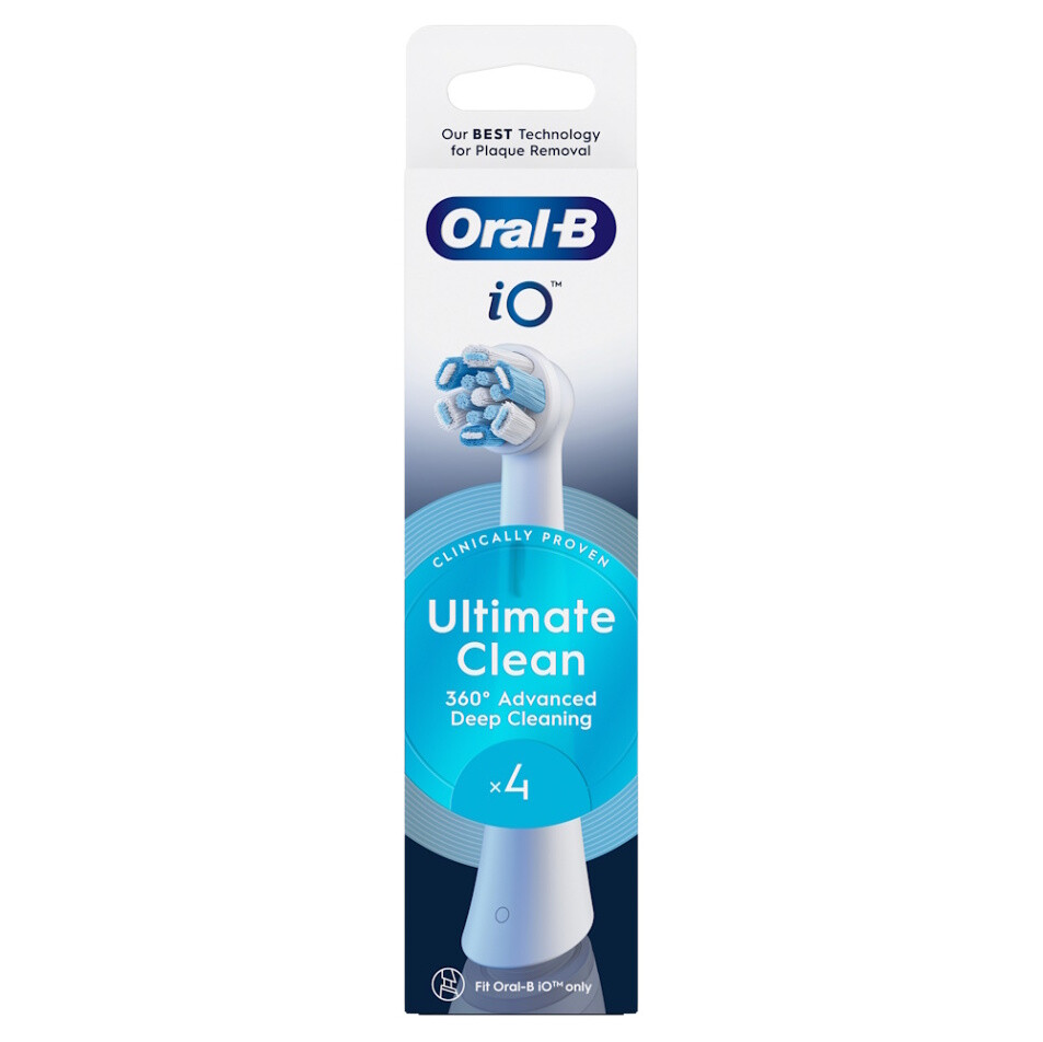 ORAL-B IO Ultimate clean white náhradní hlavice 4 kusy, poškozený obal