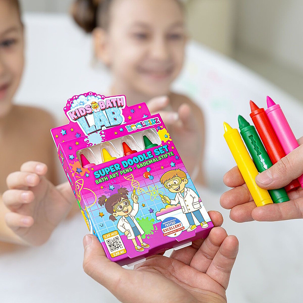ACCENTRA Pastelky do vany koolkidz jablko 4 barvy 20 g
